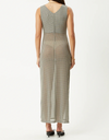 Gambet Sheer Maxi Dress in Black/Sand