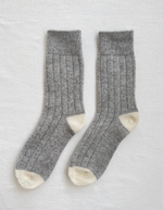 Classic Cashmere Socks in Grey Melange