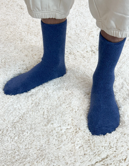 Extended Cloud Socks in Bijou Blue