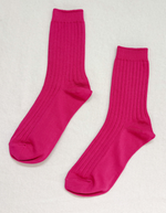 Her Socks in Fuchsia