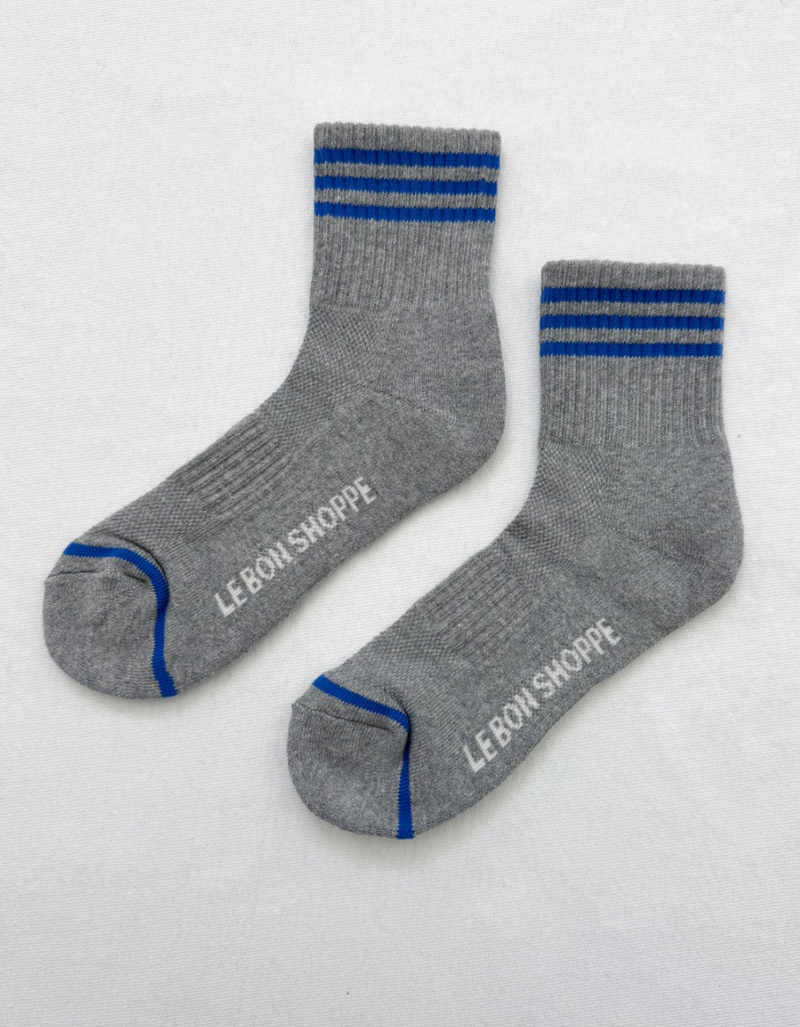 Girlfriend Socks in Grey