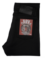 True Guy in Black Cobra Stretch Selvedge