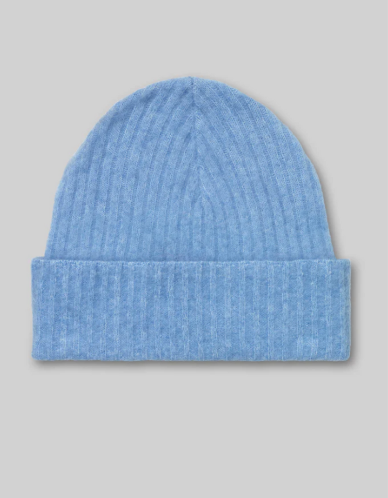 Snowy Beanie in Vista Blue