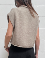 Iris Vest in Fawn