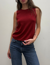 Auburns Gilet in Merlot