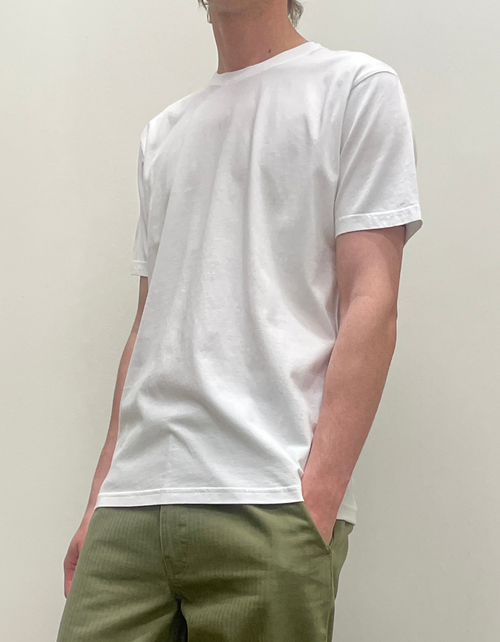 Classic Organic Tee in Optical White