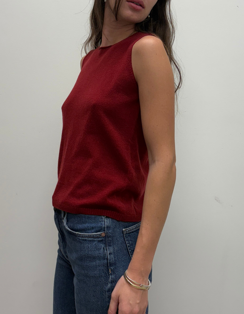 Auburns Gilet in Merlot