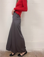 Livo Maxi Skirt in Iron Gate