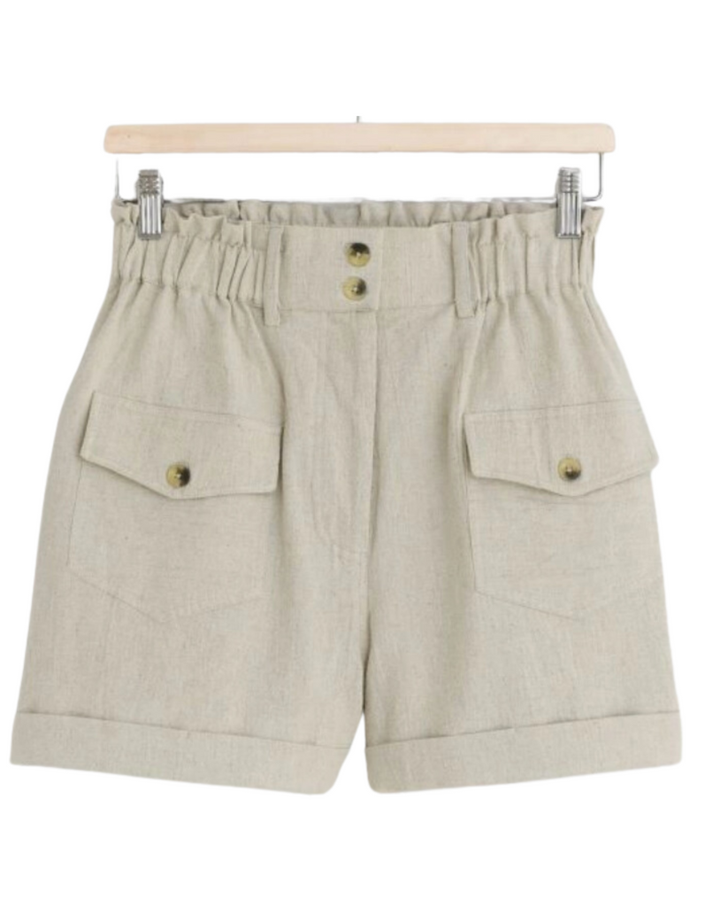 Rustic Shorts in Linen
