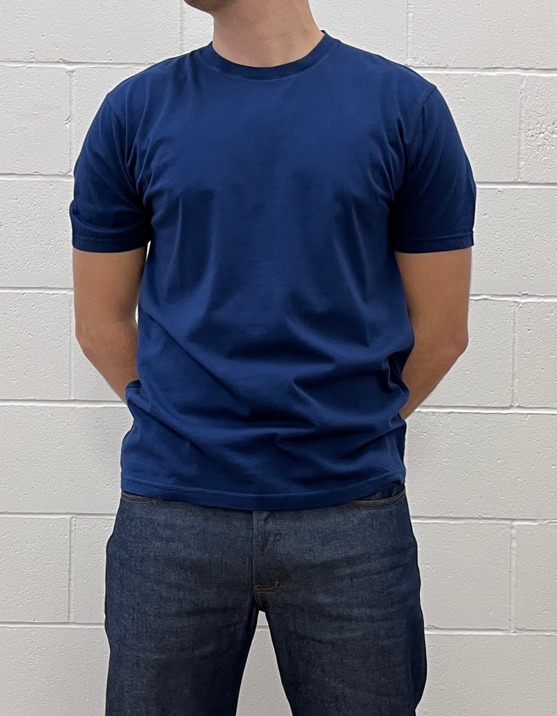 Classic Organic Tee in Marine Blue