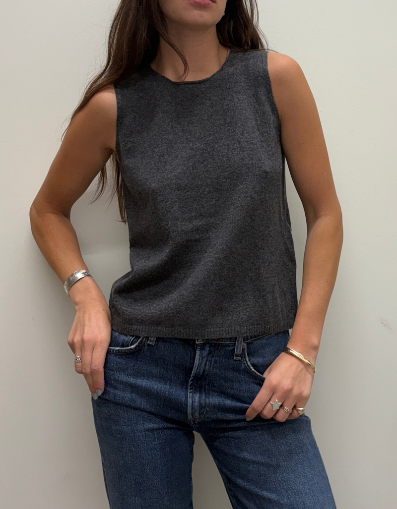Auburns Gilet in Grey Melange