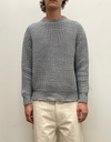 Fisherman Sweater in Slate