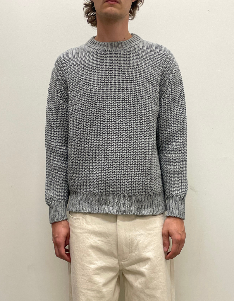 Fisherman Sweater in Slate