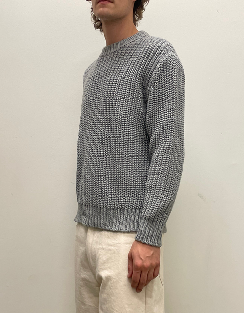 Fisherman Sweater in Slate