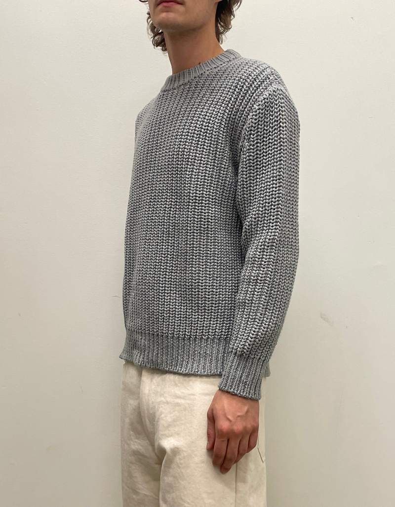 Fisherman Sweater in Slate
