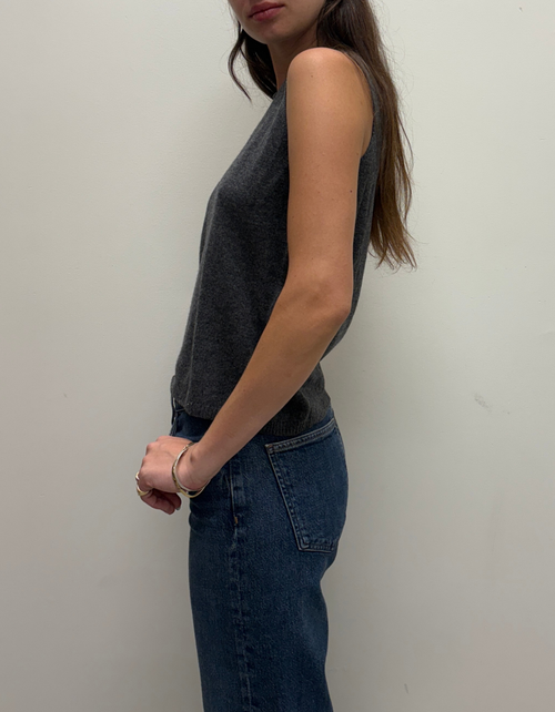 Auburns Gilet in Grey Melange