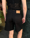 Carly Recycled Low Rise Carpenter Short in Black