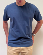 Classic Organic Tee in Petrol Blue