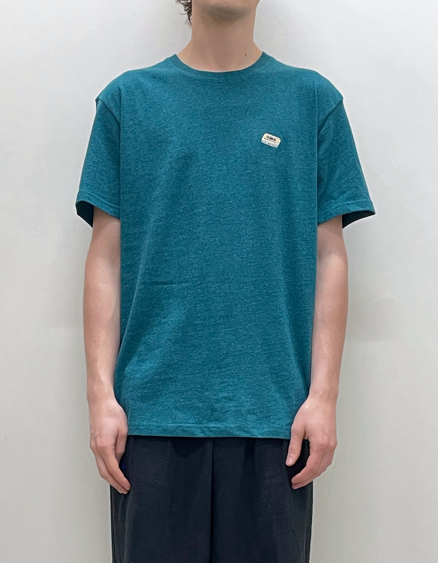 Application Cassette Tape Tee in Petrol