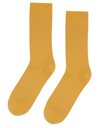 Classic Organic Socks in Burned Yellow