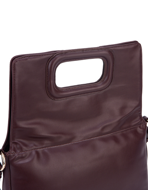 Esme Soft Structure Bag in Deep Purple