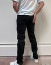 Easy Guy Stretch Selvedge Jean in Black Cobra