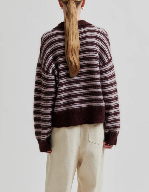 Vienna Knit Collar in Sassafras