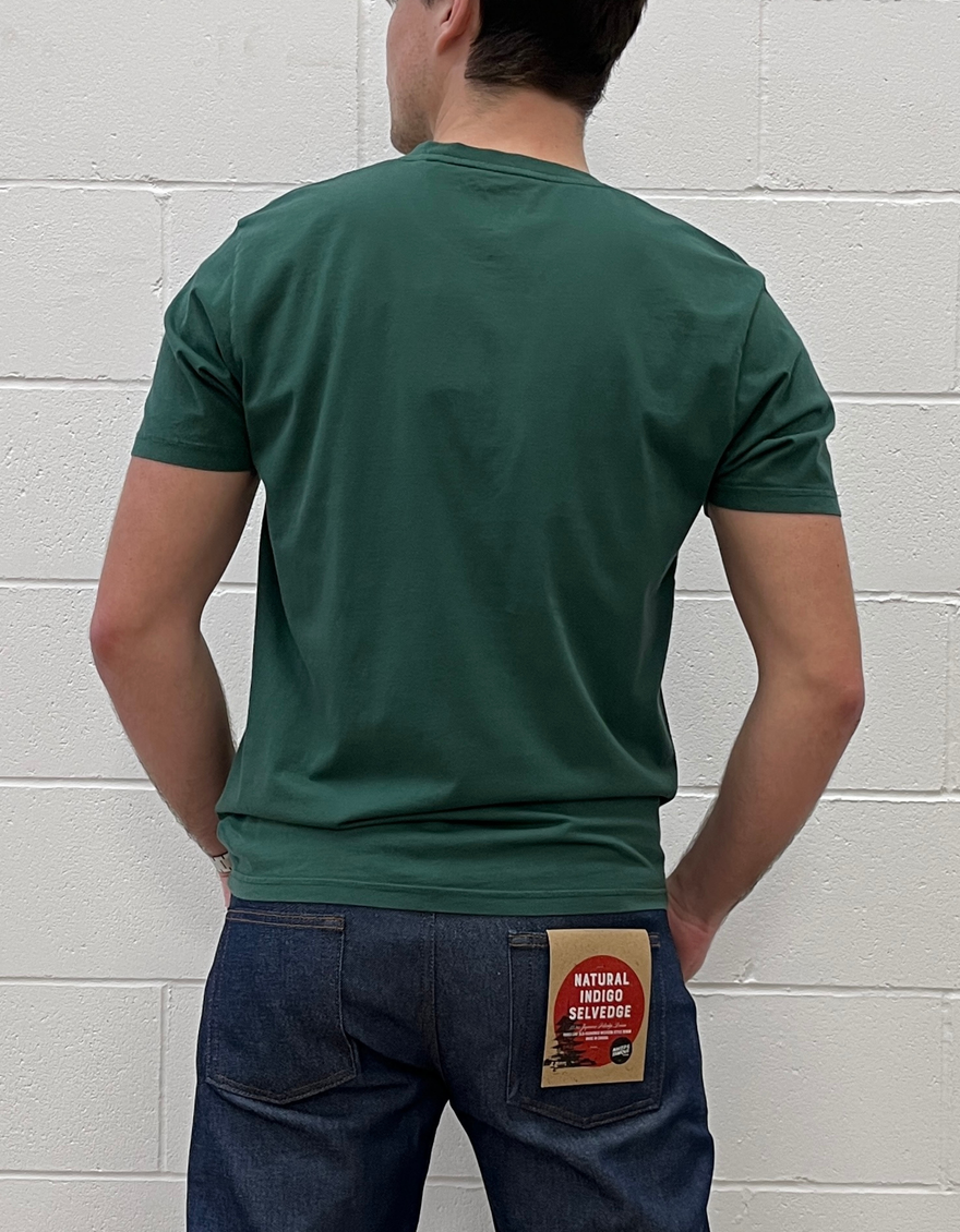 Classic Organic Tee in Emerald Green