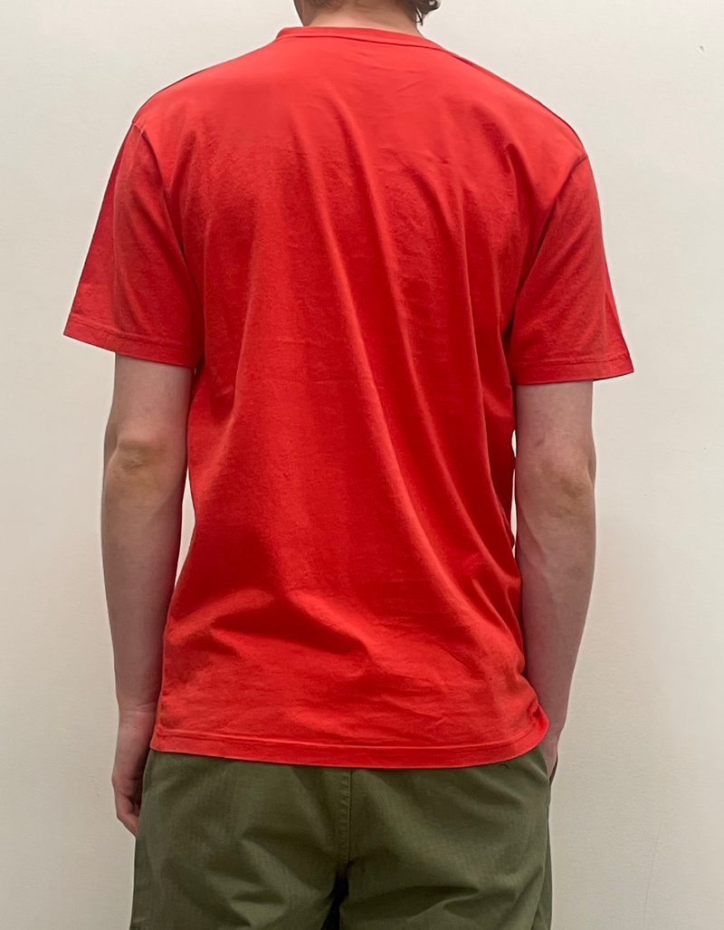 Classic Organic Tee in Red Tangerine