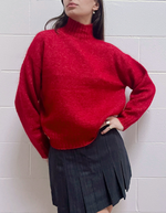 Brookline T-Neck Sweater in Emboldened