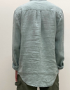 Colt Linen Shirt in Gray Mist
