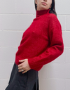 Brookline T-Neck Sweater in Emboldened