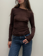 Natashas Jumper in Fudge