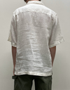 Hayden Linen Shirt in Coco Milk