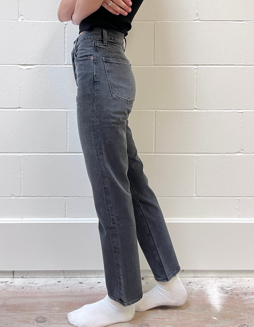 90's Pinch Waist Jean in Hitch