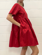 Lita Dress in Tango Taffeta