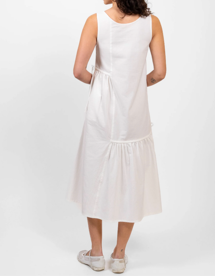 Patio Dress in White