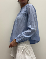 Maise Blouse in Brunerra Blue