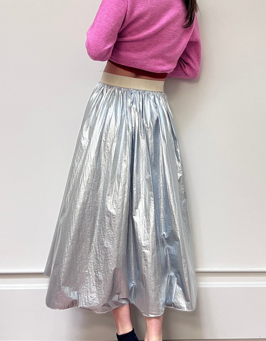 Bliss Skirt in Silver