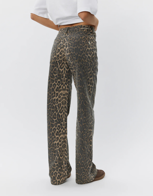 Sienna Trouser Jeans in Leopard