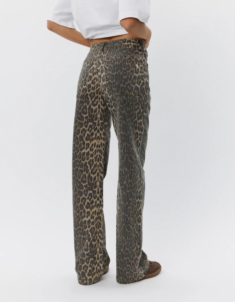 Sienna Trouser Jeans in Leopard