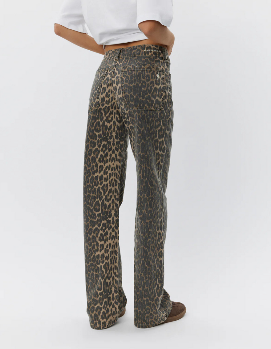 Sienna Trouser Jeans in Leopard
