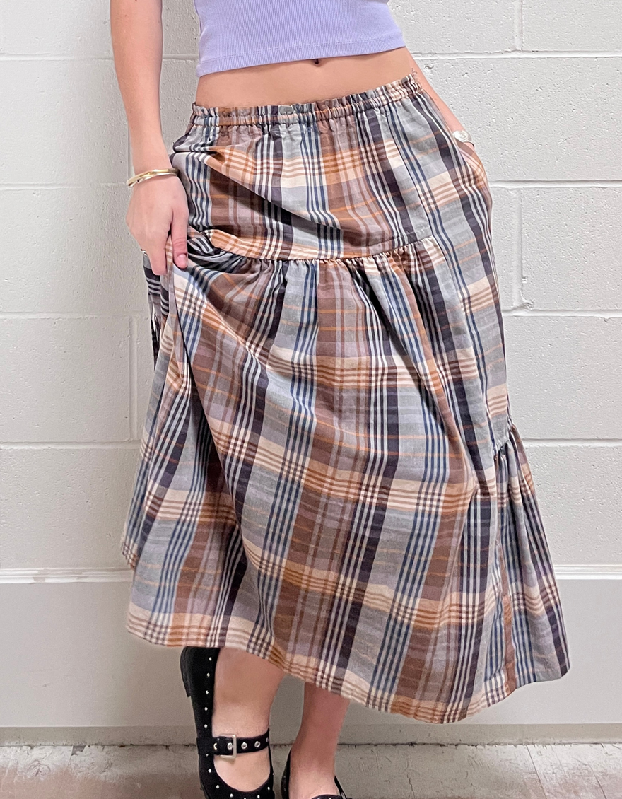 Museum Skirt in Plaid