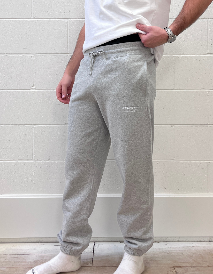 Three Pocket Sweatpants in Heather Grey