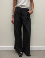 Gunli Pants in Dark Grey Melange