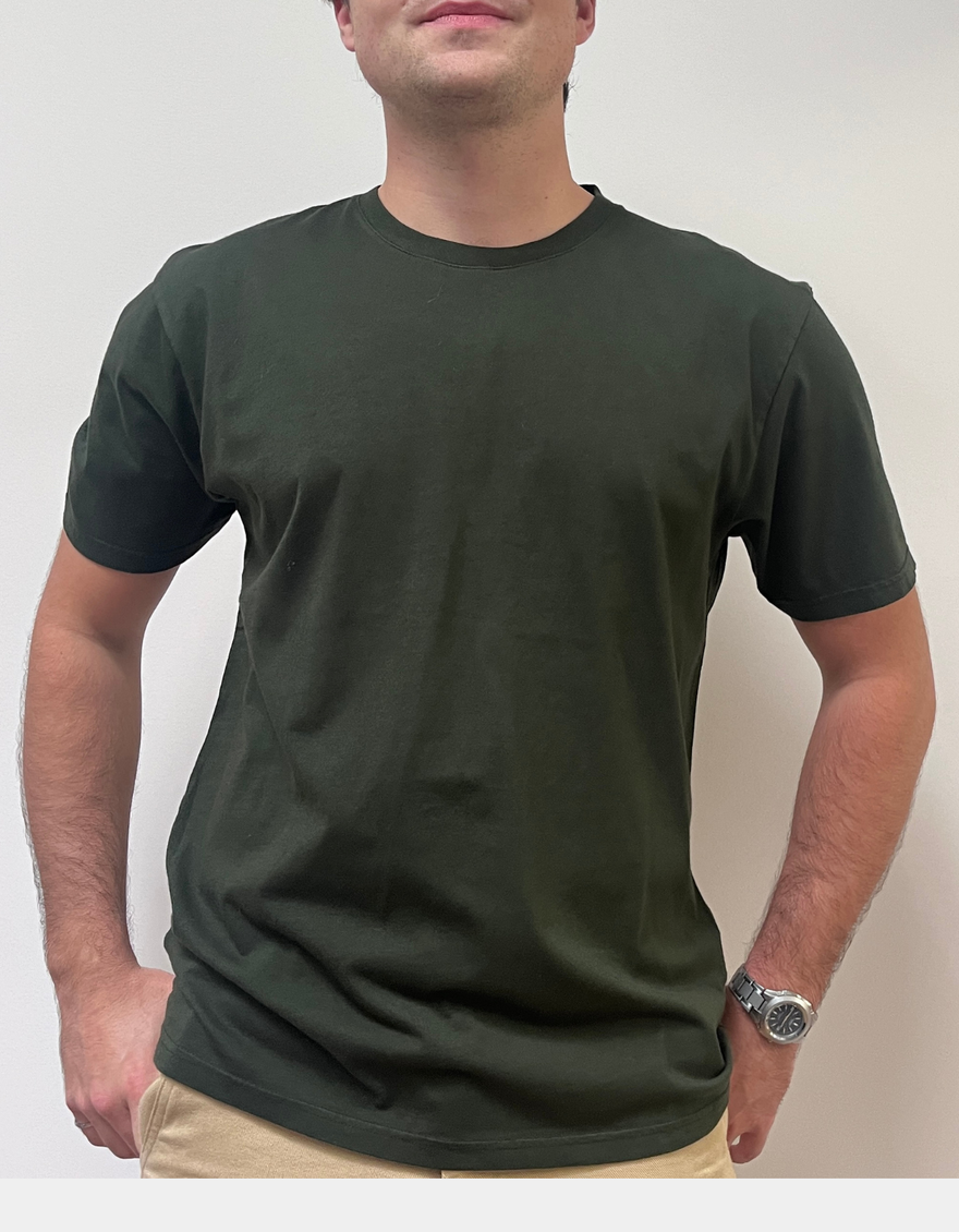 Classic Organic Tee in Hunter Green