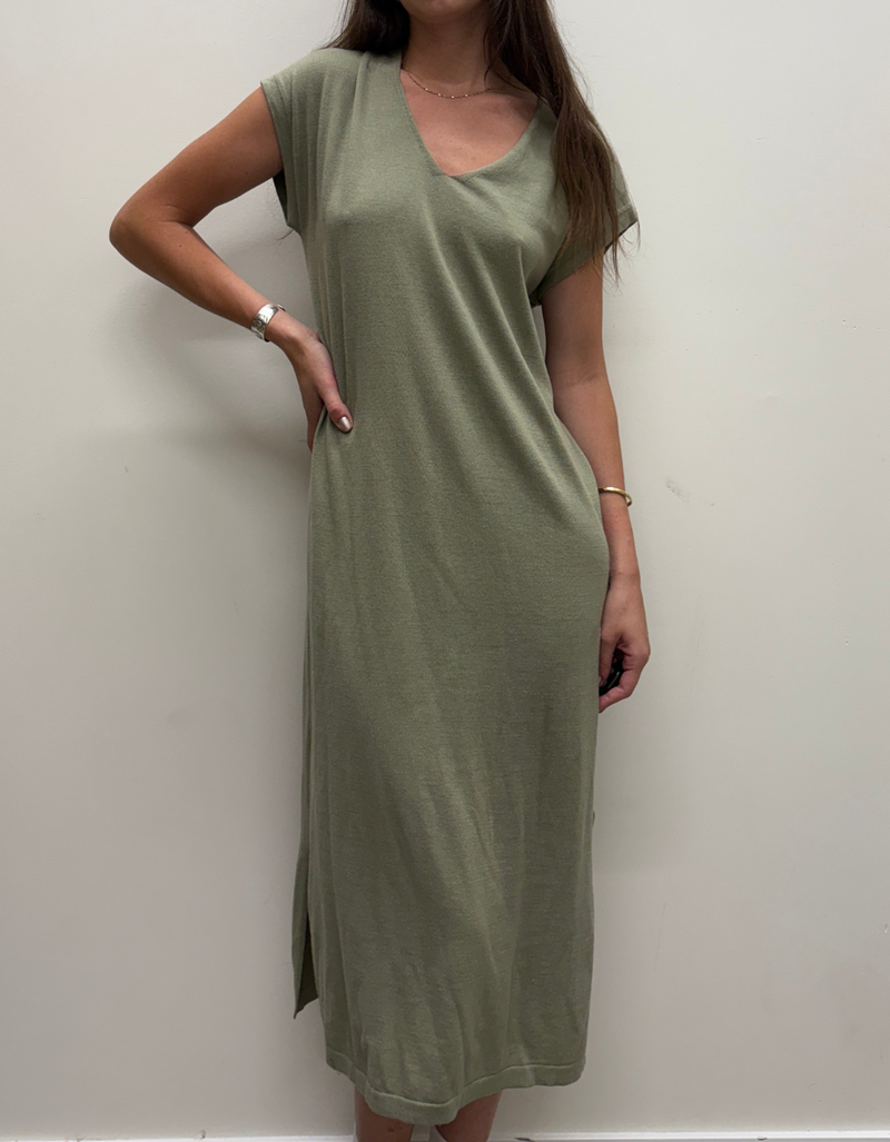 Emilia Maxi Dress in Rosemary