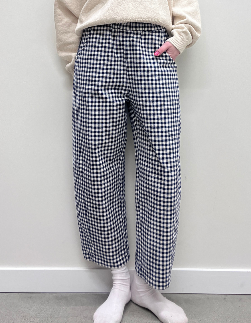 Arc Pants in Blue Gingham