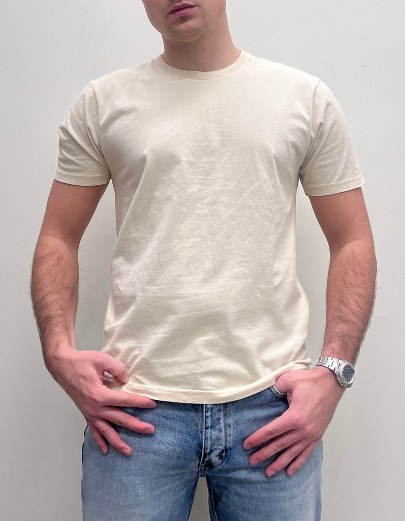 Classic Organic Tee in Ivory White