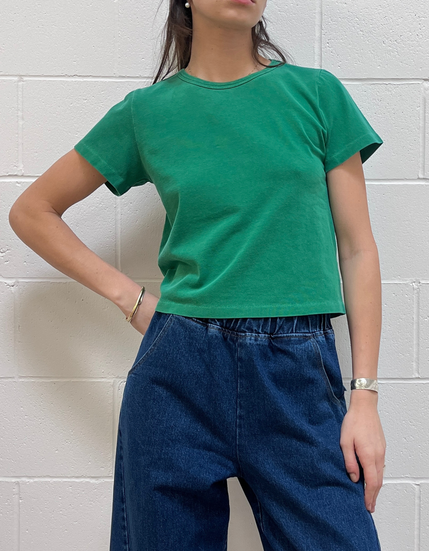 The Little Boy Tee in Sea Green